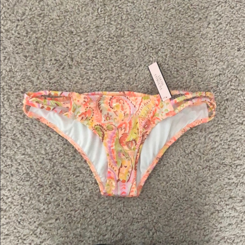 Printed bikini bottom